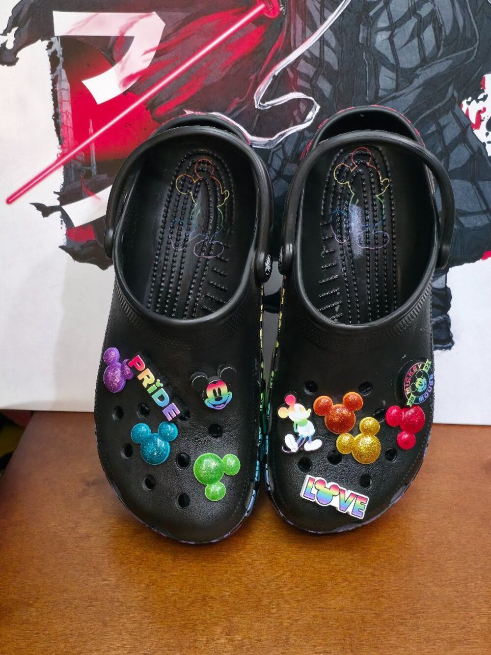 Crocs x Disney Rainbow Pride Celebration Mickey Mouse Classic Clog